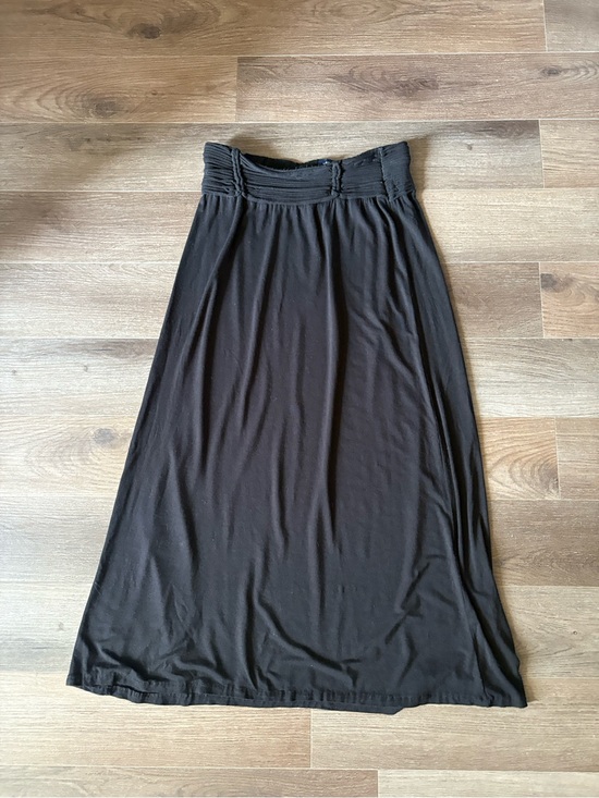Max Edition Dresses & Skirts - Max Edition Black Maxi Skirt with Ruched Waistband